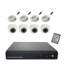 Комплект видеонаблюдения  "4 камеры в помещении" D1   